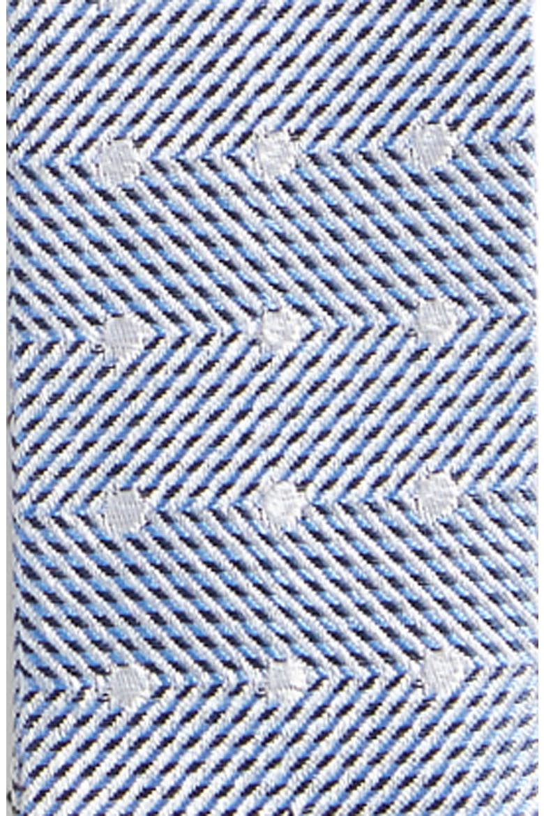 Light Blue Polka Dot Silk Suspenders, Alternate, color, LIGHT BLUE