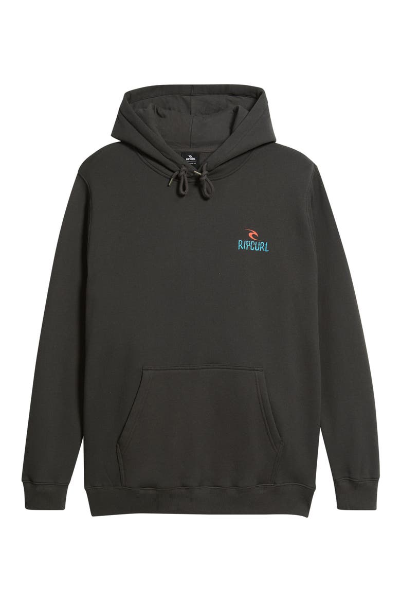 Shred Hoodie, Alternate, color, WASHED BLACK