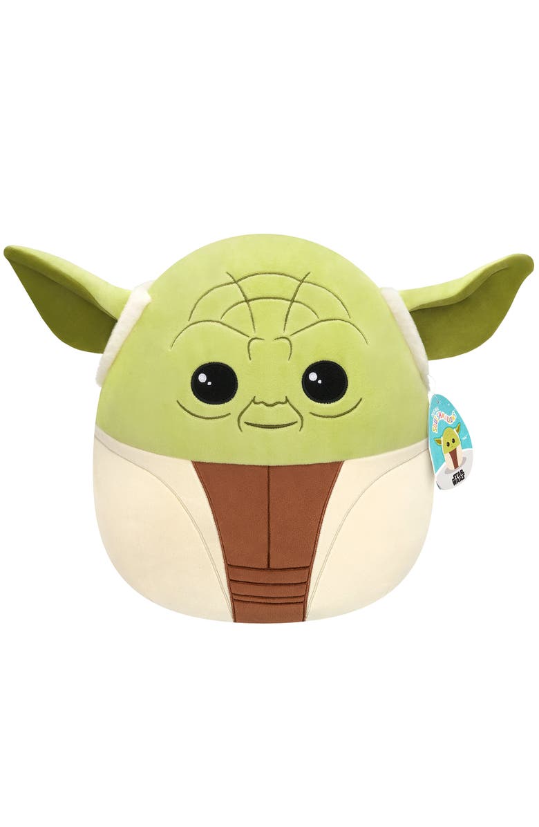 Disney 12 Inch Yoda Plush, Main, color, Multicolored