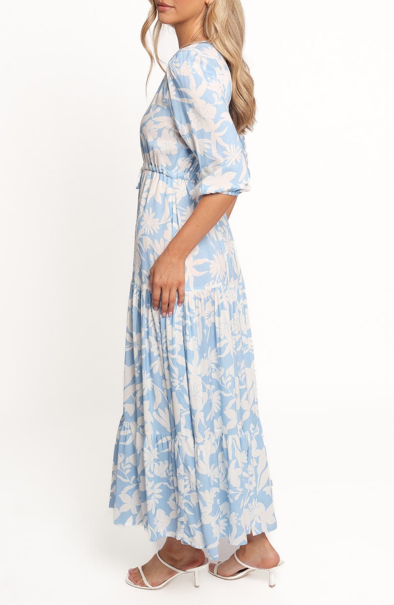 Petal & Pup Kelda Floral Sundress, Alternate, color, Blue Floral