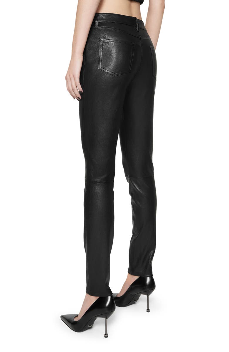 Rebecca Minkoff Ziggy Skinny Leather Pants, Alternate, color, 