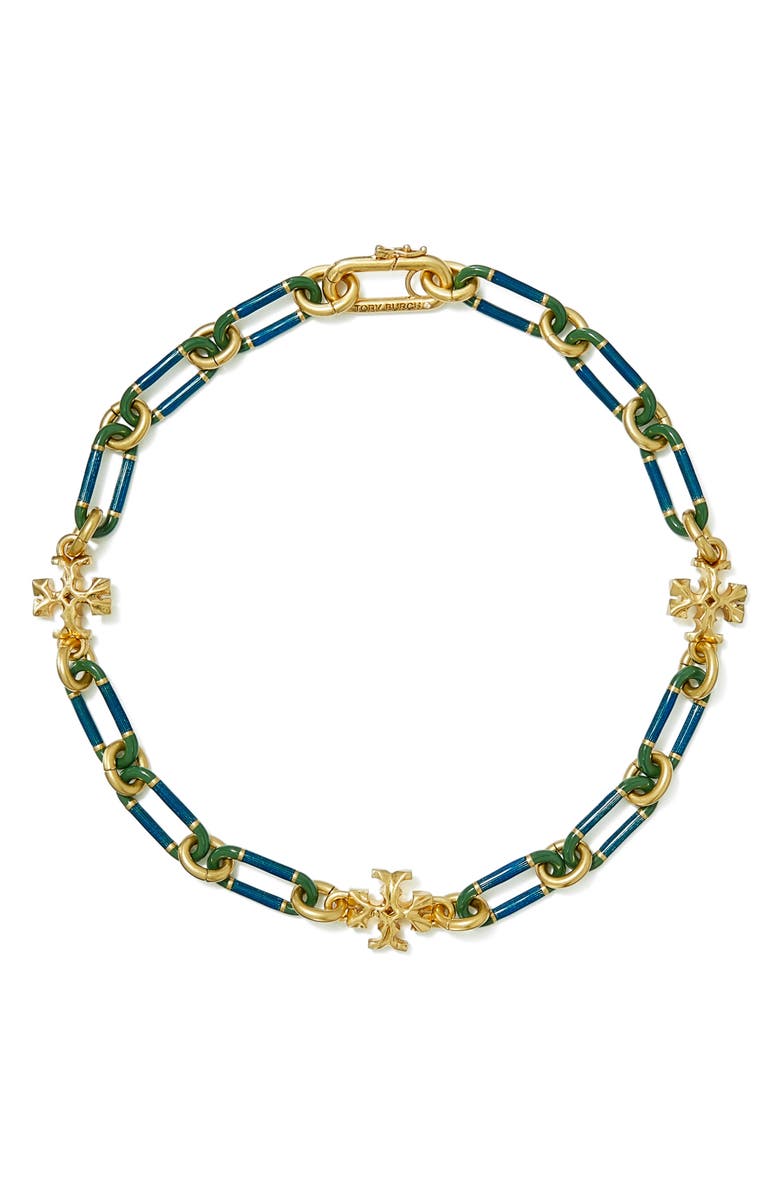 Tory Burch Roxanne Chain Necklace, Main, color, 