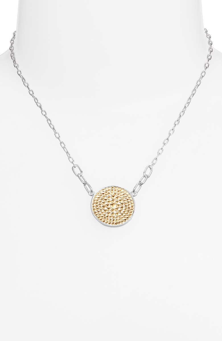 Anna Beck Large Reversible Disc Pendant Necklace, Alternate, color, 