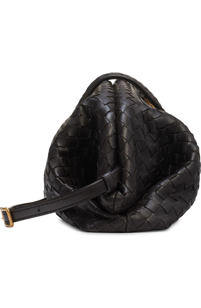 Bottega Veneta Lauren Intrecciato Clutch, Alternate, color, 2094 Espresso-Brass V