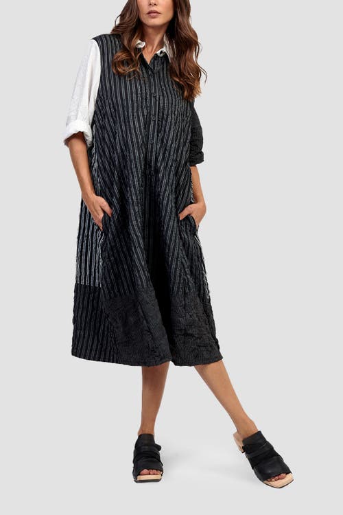 ALEMBIKA ALEMBIKA PATCHWORK COCOON SHIRT-DRESS