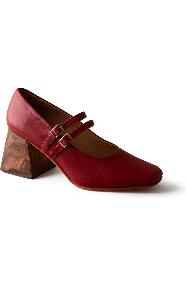 Huma Blanco Perry Mary Jane Pump, Main, color, Cherry