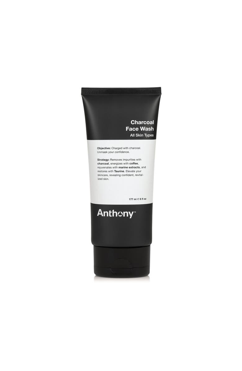 Anthony Charcoal Face Wash 6 oz, Main, color, Black