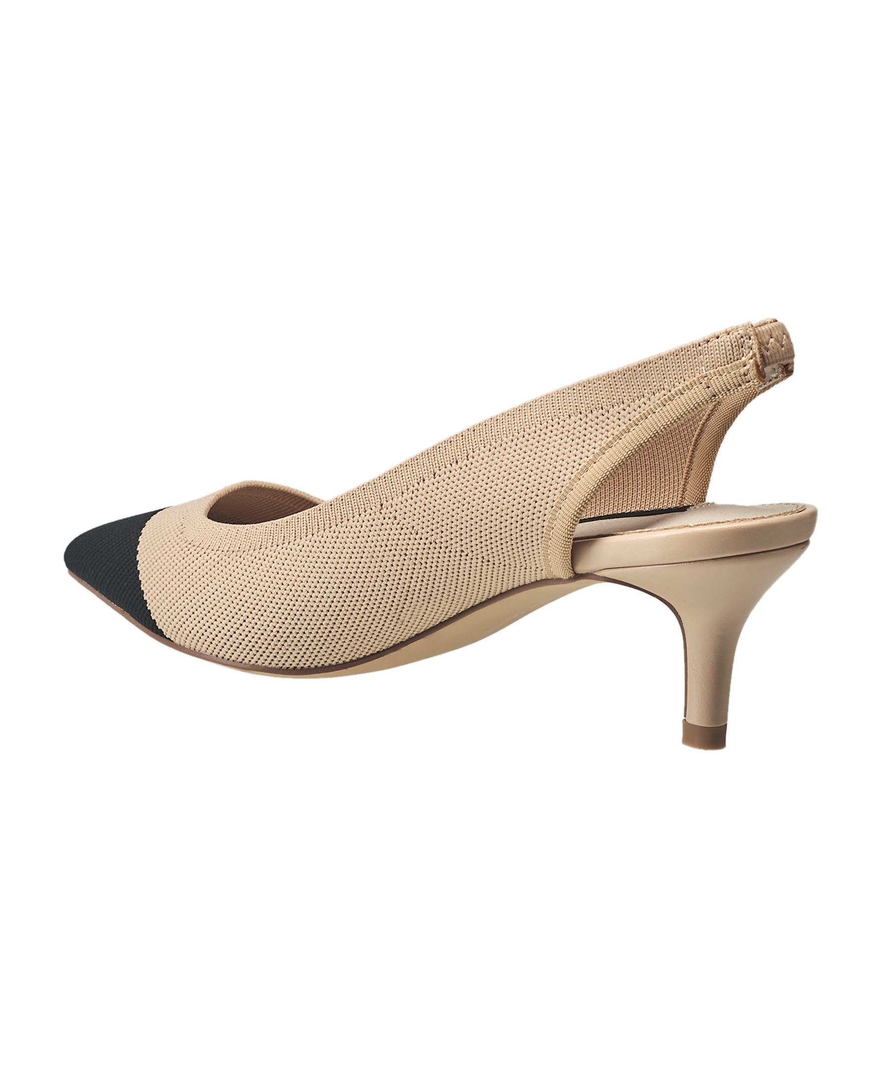 French Connection Viva Slingback Heel, Alternate, color, Nude Black