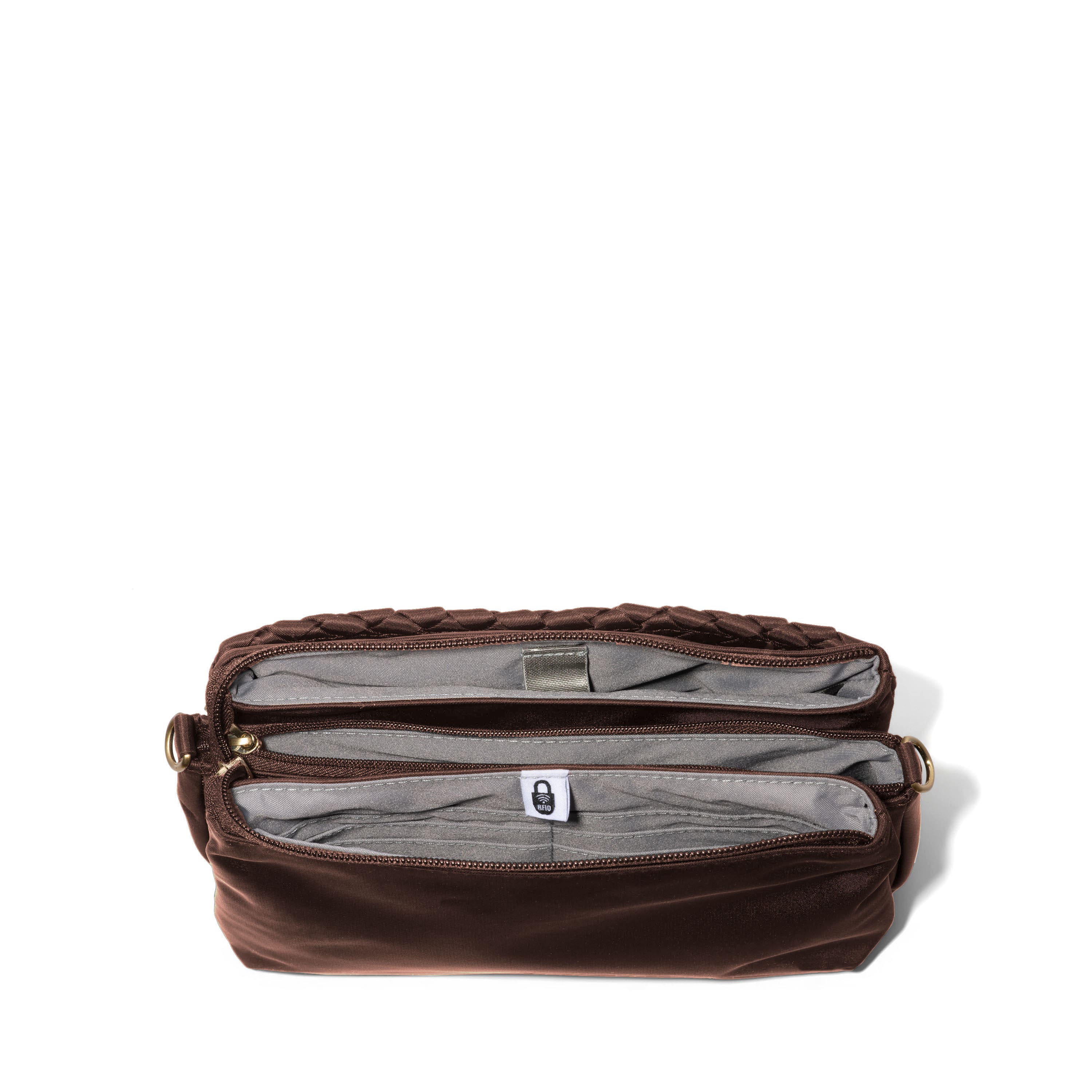 Perry Woven Crossbody, Alternate, color, Ganache Woven Twill