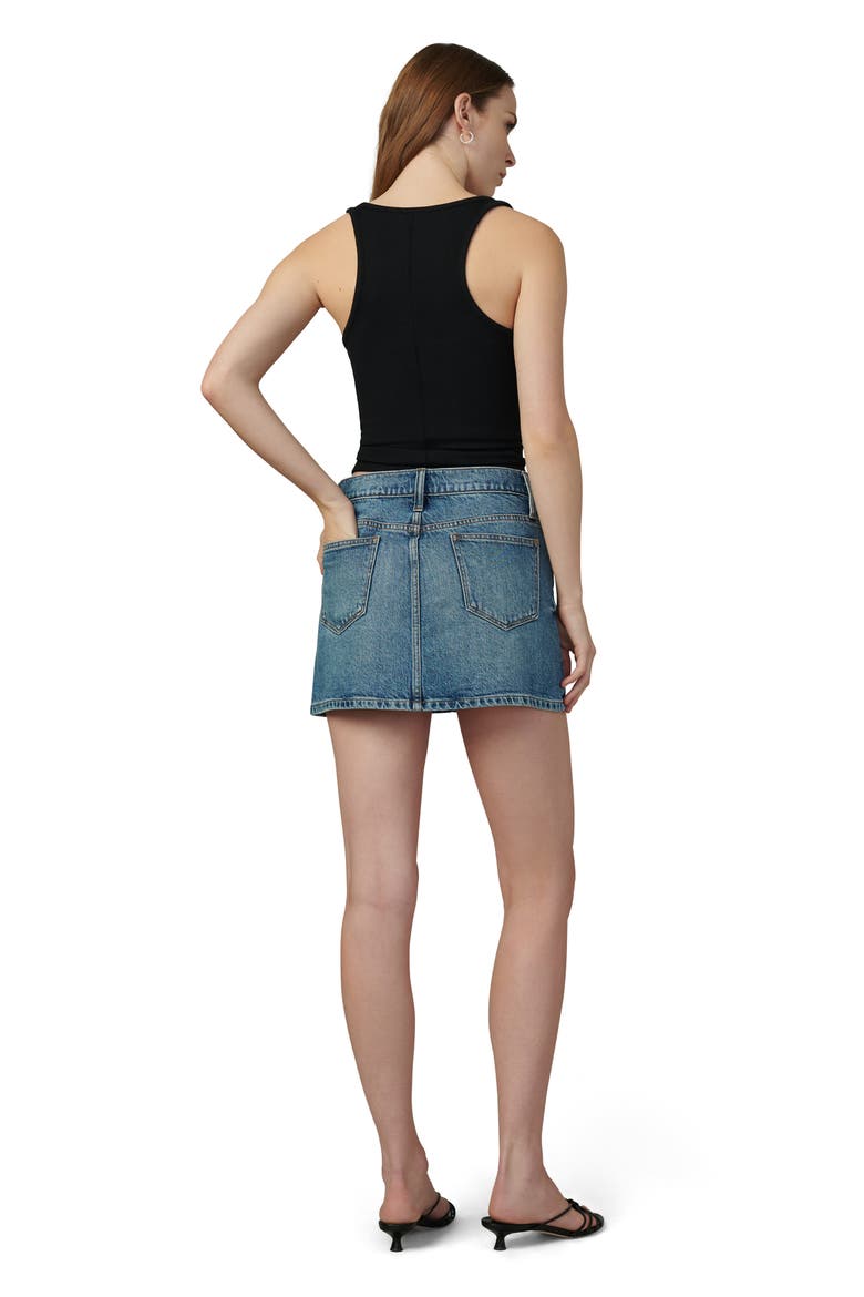 The Tessa Denim Miniskirt, Alternate, color, SHOWDOWN