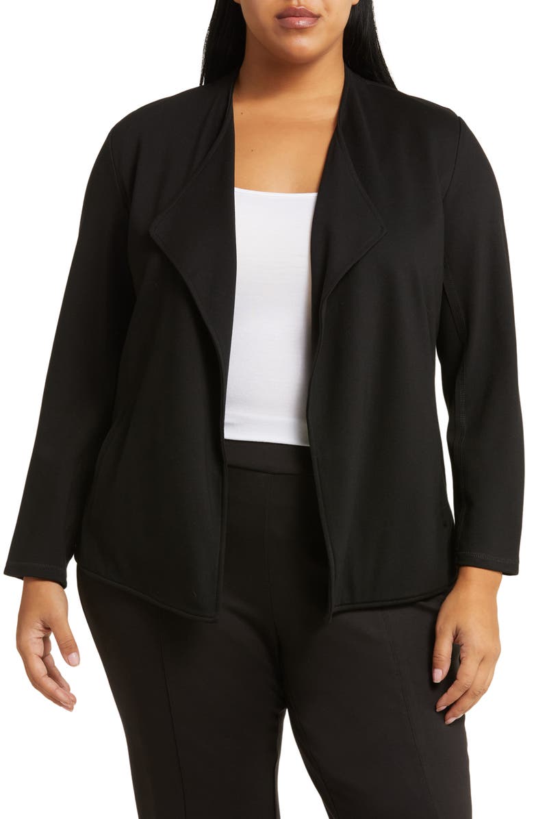 Jones New York Serenity Drape Front Knit Jacket, Main, color, 