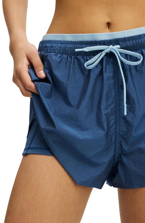 Cotton On Body Active Retro Run Short In Blue