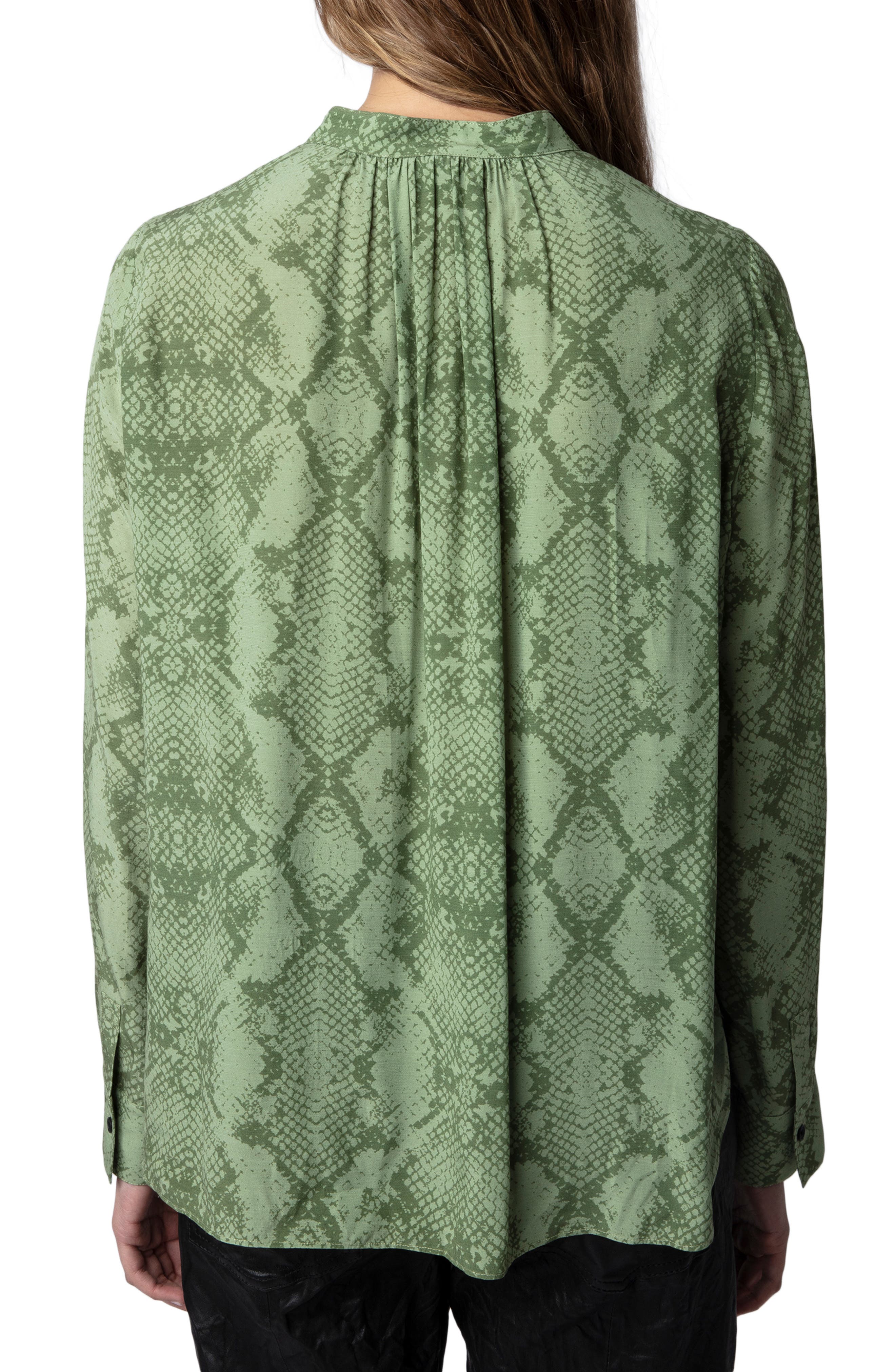 Tink Python Print Popover Shirt - image 2