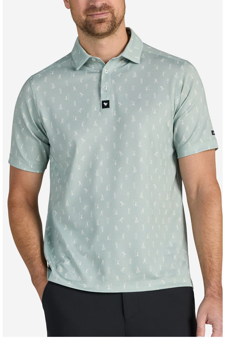 Range Monster Tech Piqué Polo, Main, color, RANGE MONSTER - SAGE