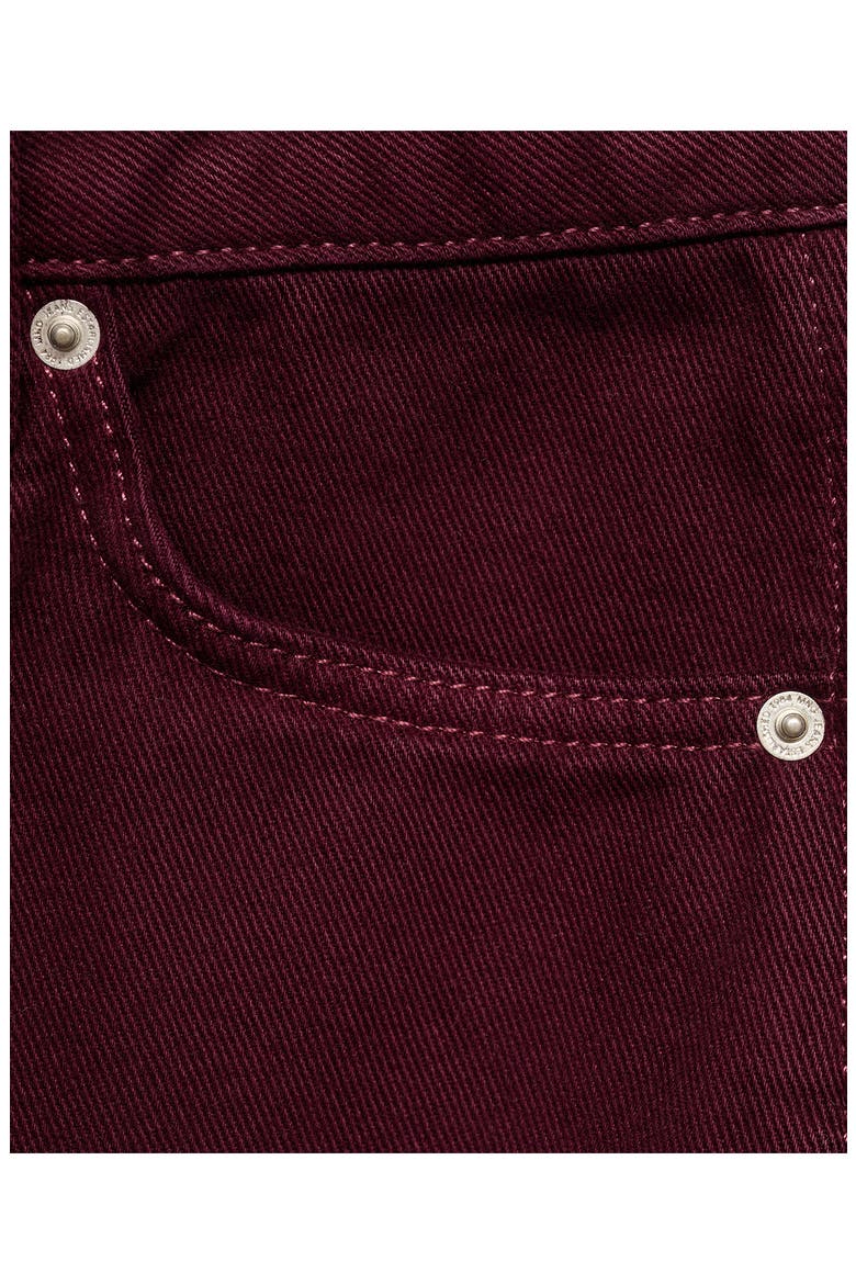 High Waist Balloon Jeans, Alternate, color, WINE