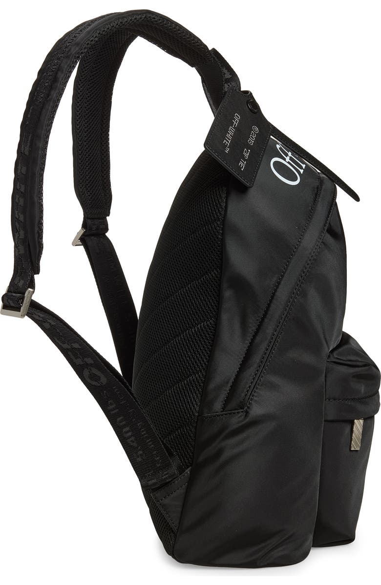 Off-White Classic Dome Backpack, Alternate, color, Black