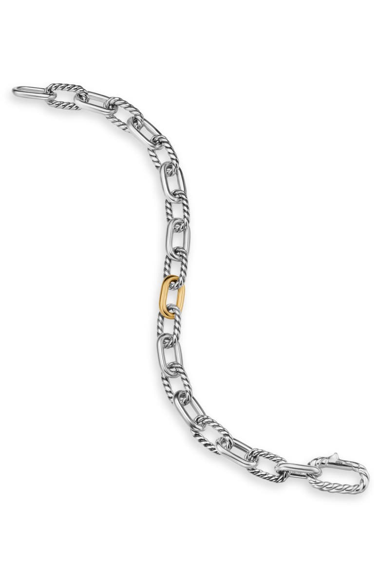 David Yurman DY Madison<sup>®</sup> Chain Bracelet in Sterling Silver with 18K Yellow Gold, 8.5mm, Alternate, color,