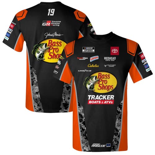 Joe Gibbs Racing Team Collection Youth   Black Chase Briscoe Bass Pro Shops Uniform T-shirt In Black