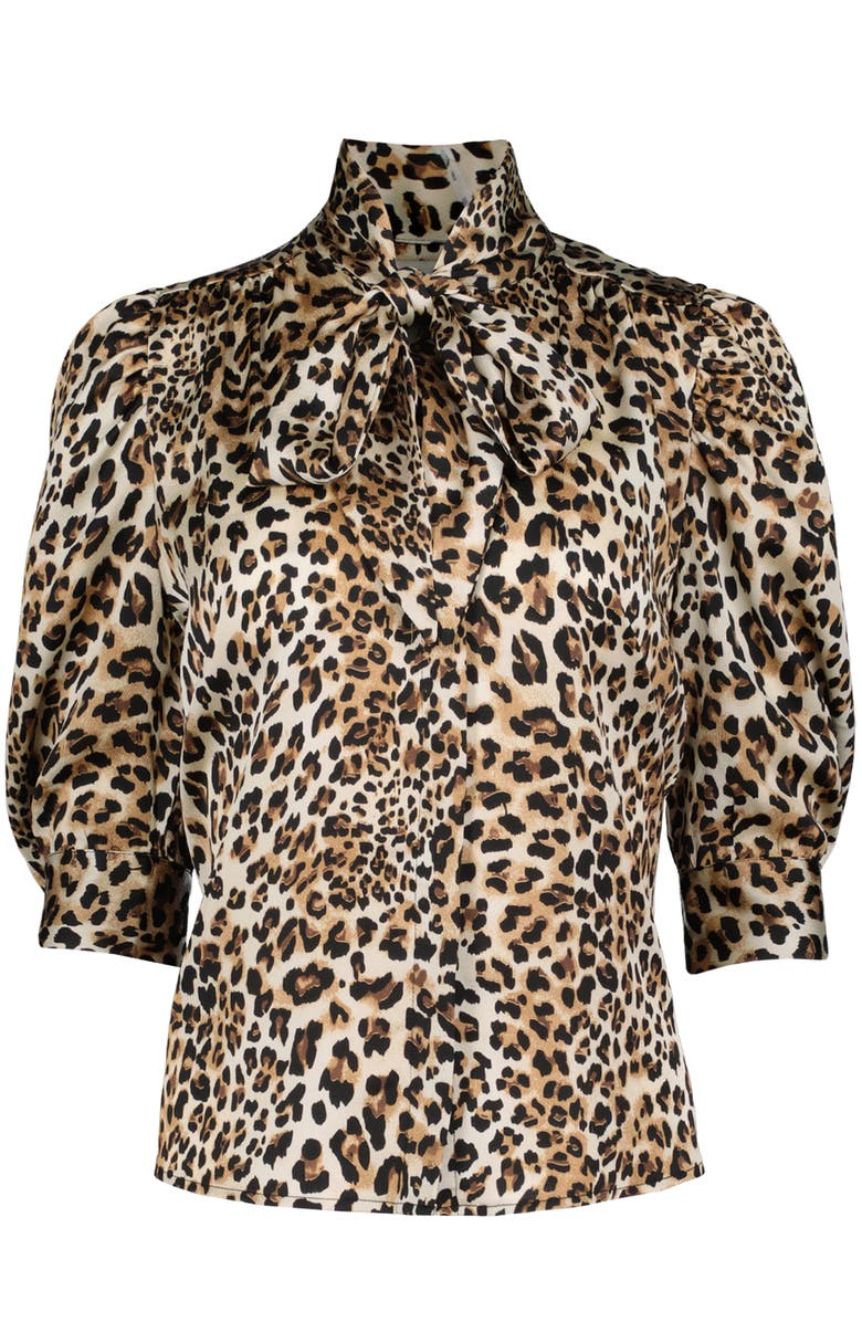 Bishop + Young Remi Tie Neck Top, Alternate, color, 