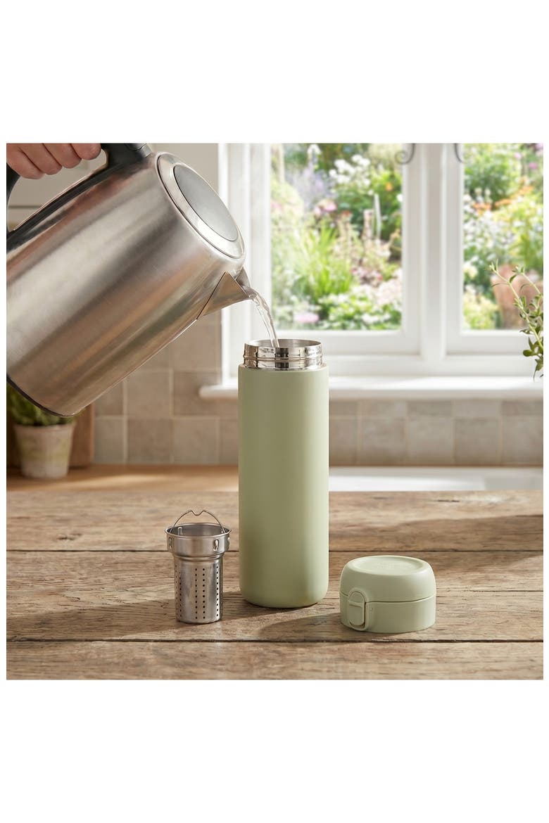 Leo 24-Ounce Stainless Steel Thermal Water Bottle, Alternate, color, SAGE