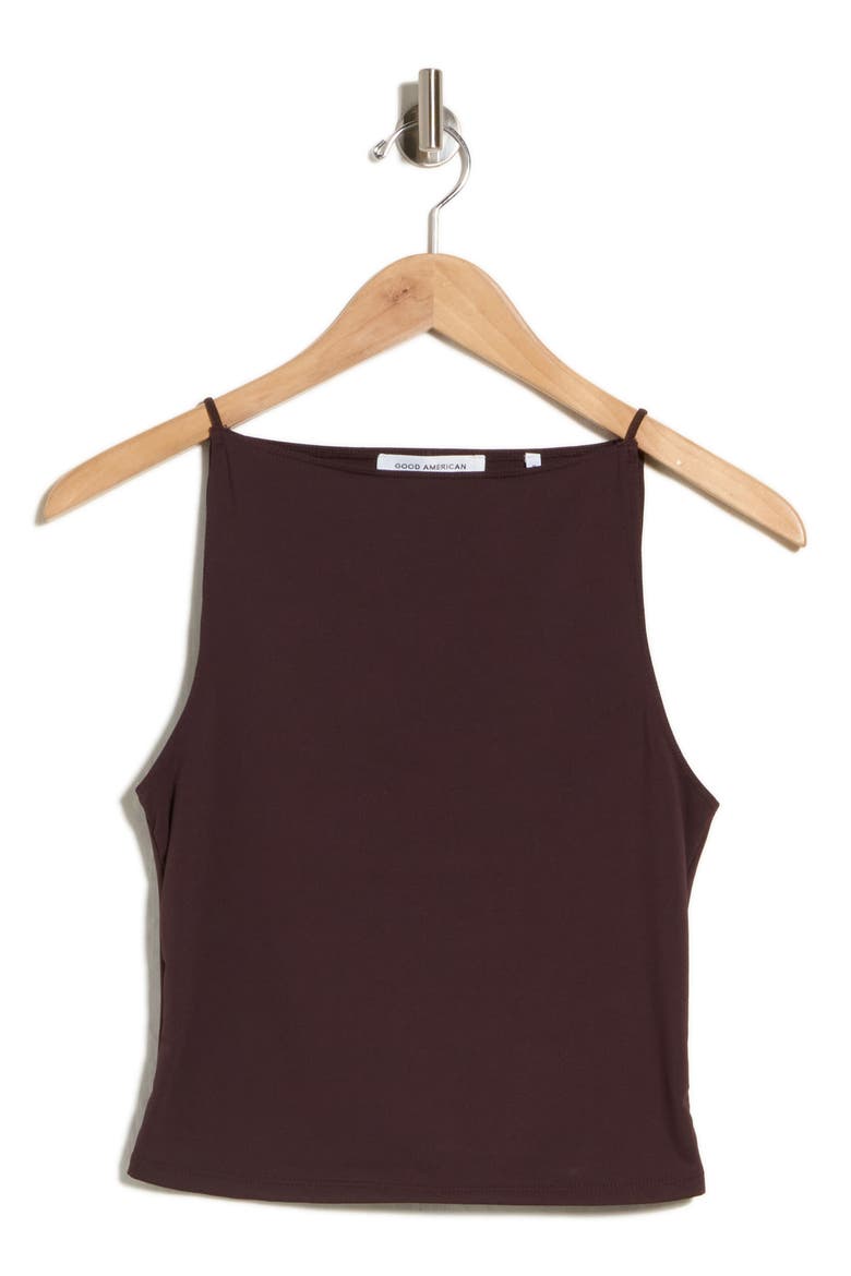 Weightless Sleeveless Tank, Main, color, DARK COCOA