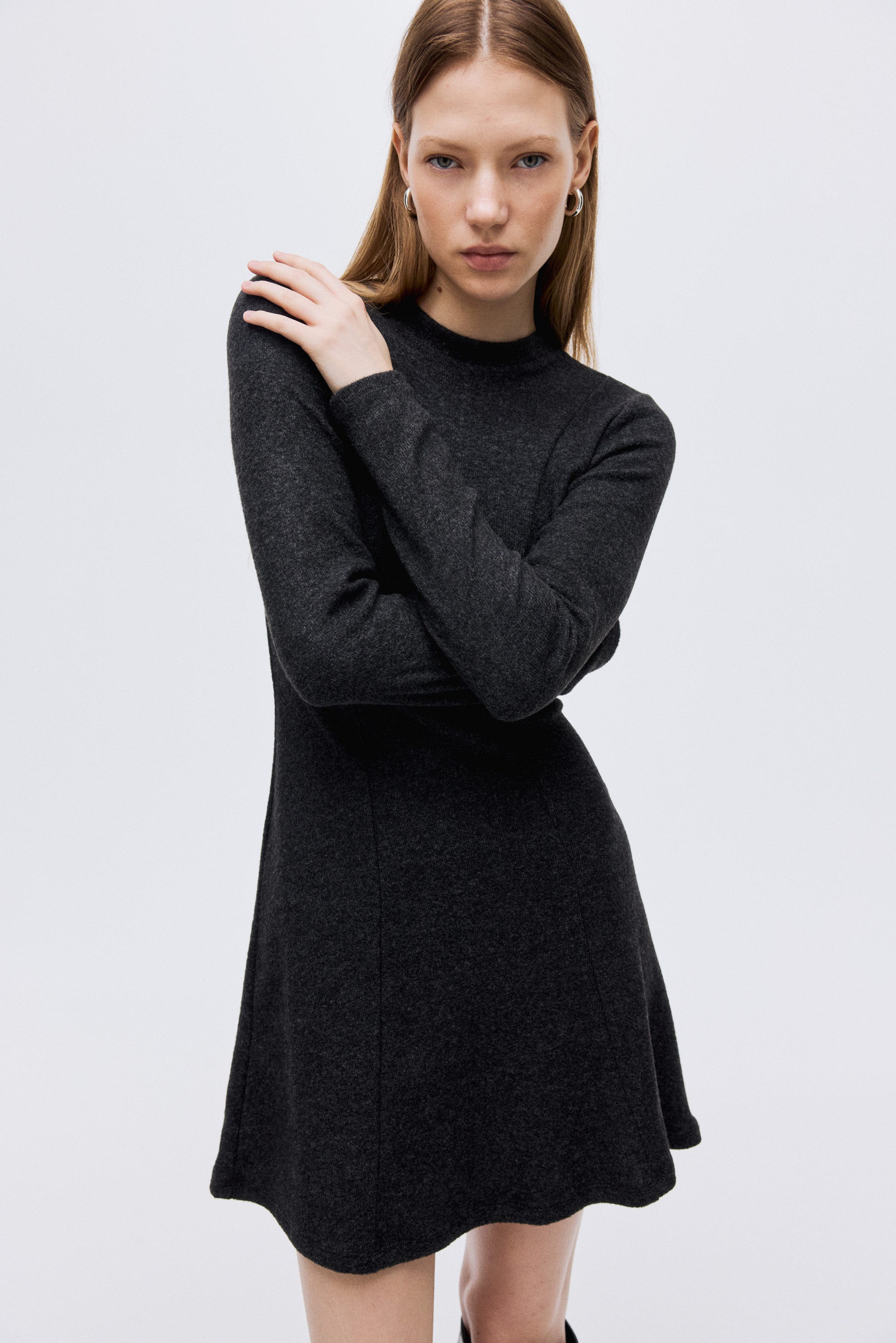 Knitted Mini Dress - image 2