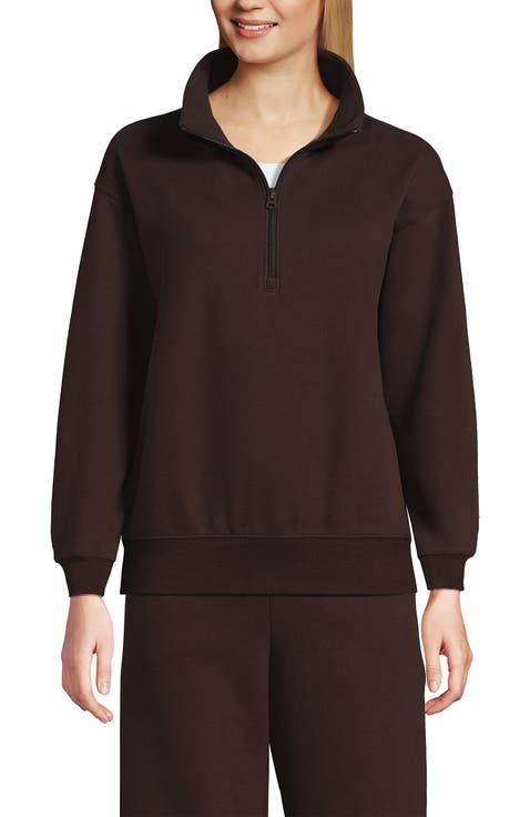 Serious Sweats Relaxed Quarter Zip Pullover Sweatshirt