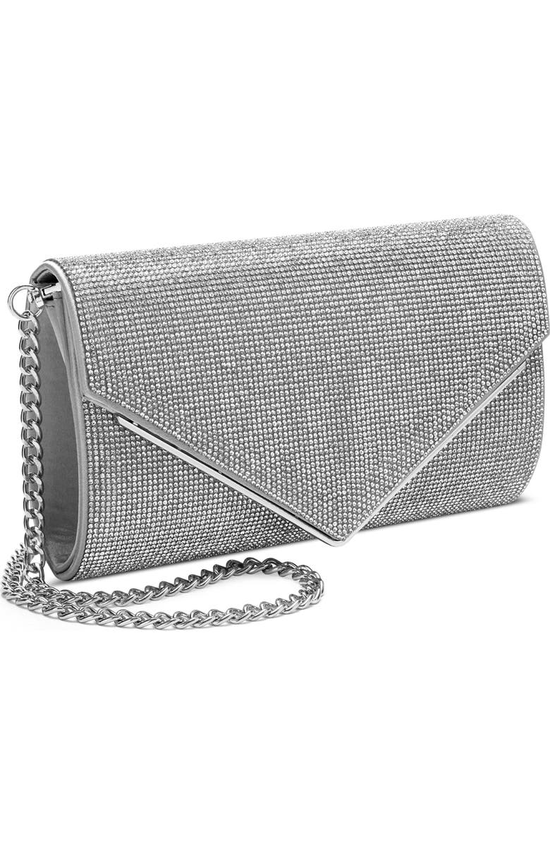 Rafe New York Candy Envelop Clutch, Alternate, color, Silver