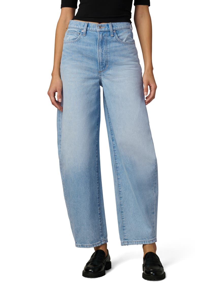 The Billie Barrel Leg Jeans, Main, color, GOSSAMER
