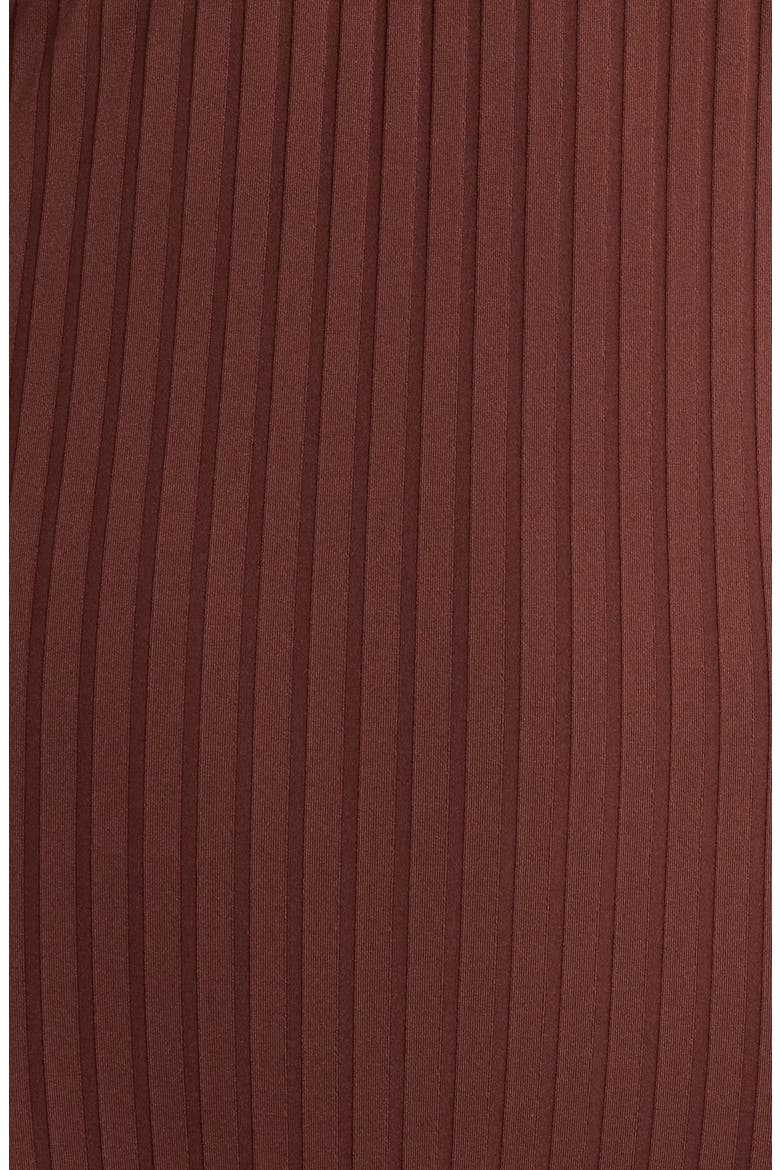 Halter Rib One-Piece Swimsuit, Alternate, color, ESPRESSO