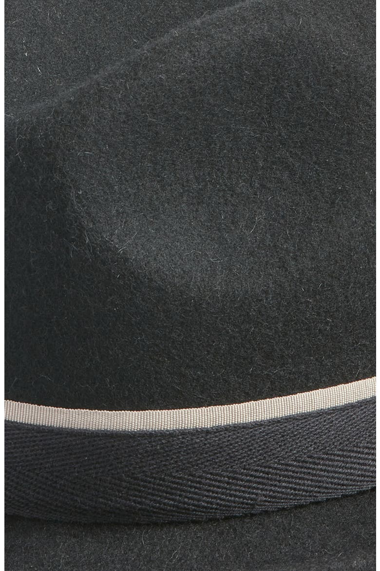 Wool Felt Pork Pie Hat, Alternate, color, BLACK COMBO