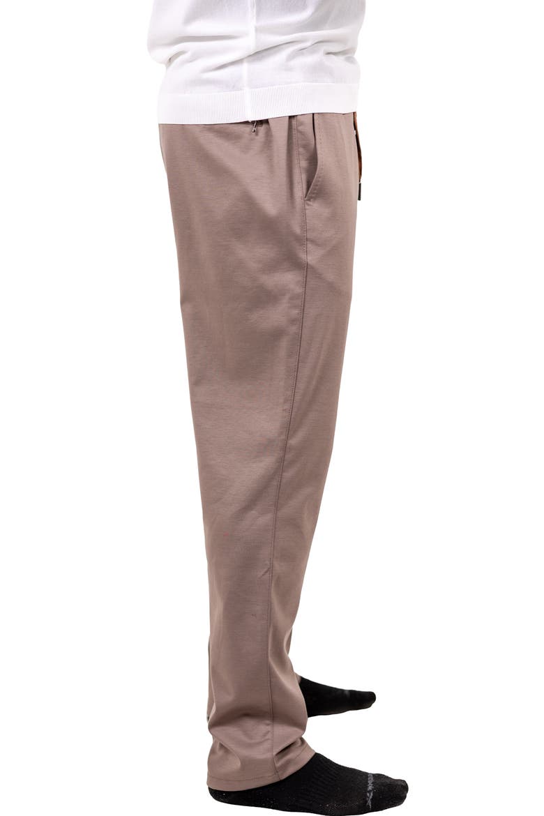 Marthyr Tapered Leg Drawstring Pants, Alternate, color, BROWN