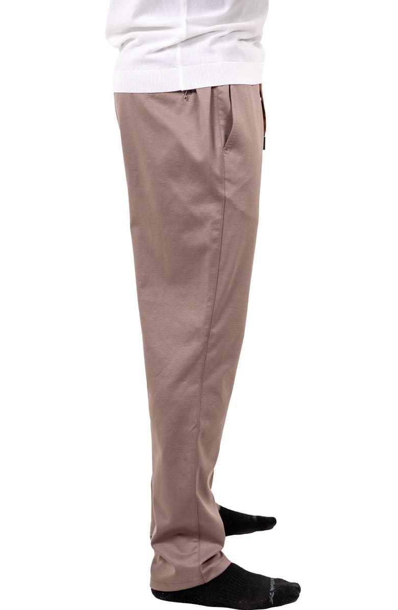 Maceoo Marthyr Tapered Leg Drawstring Pants, Alternate, color, Brown