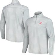 Tommy Bahama Men's Tommy Bahama Gray Alabama Crimson Tide Delray Frond IslandZone Half-Zip Jacket