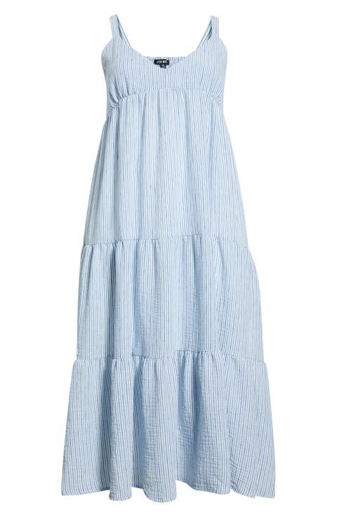 Elianna Stripe Tiered Sundress