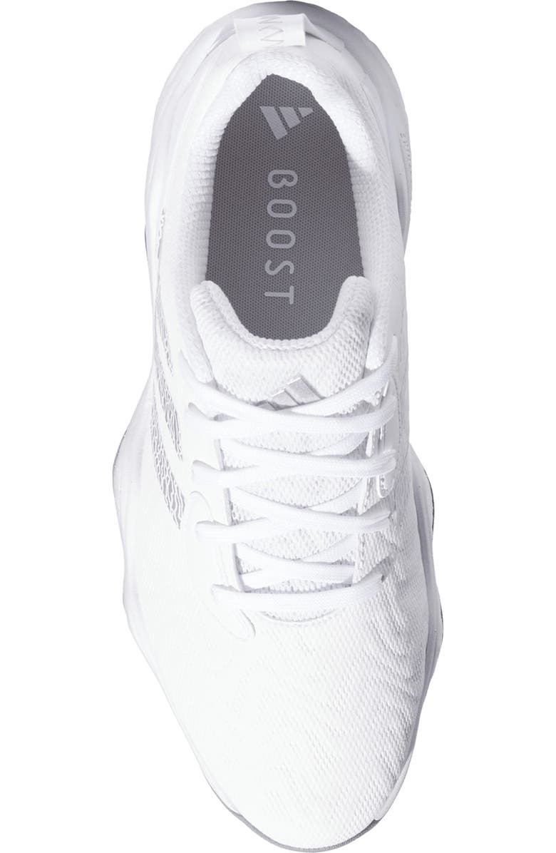 adidas Codechaos 25 Waterproof Spikeless Golf Shoe, Alternate, color, White/ Silver/ Grey