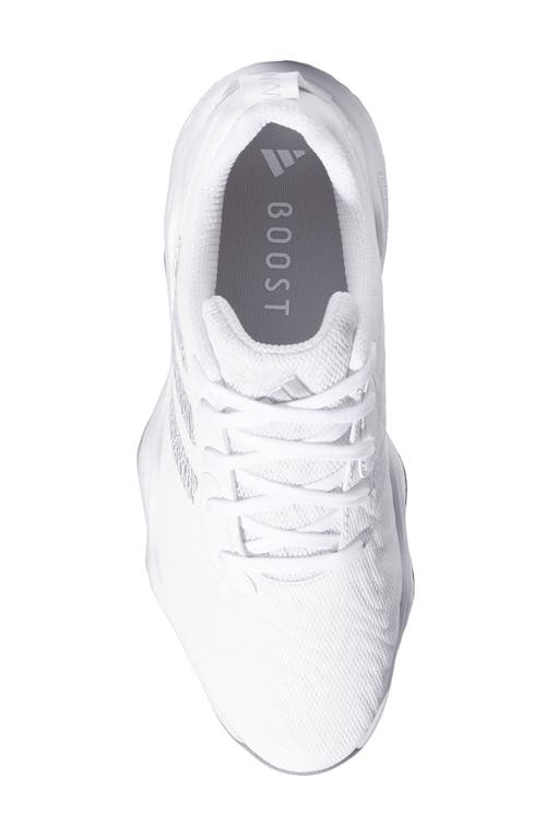 Adidas Originals Adidas Codechaos 25 Waterproof Spikeless Golf Shoe In White/silver/grey