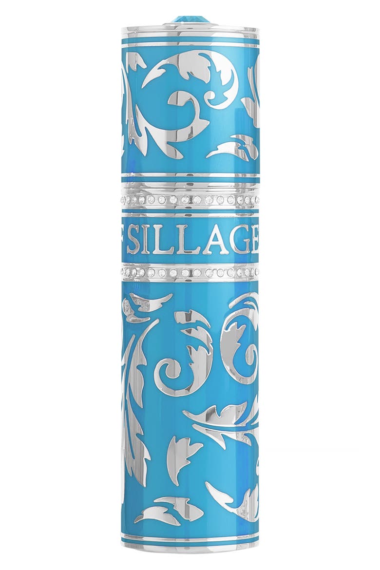 Arabesque Collection Aquamarine Travel Spray Case, Main, color, NO COLOR