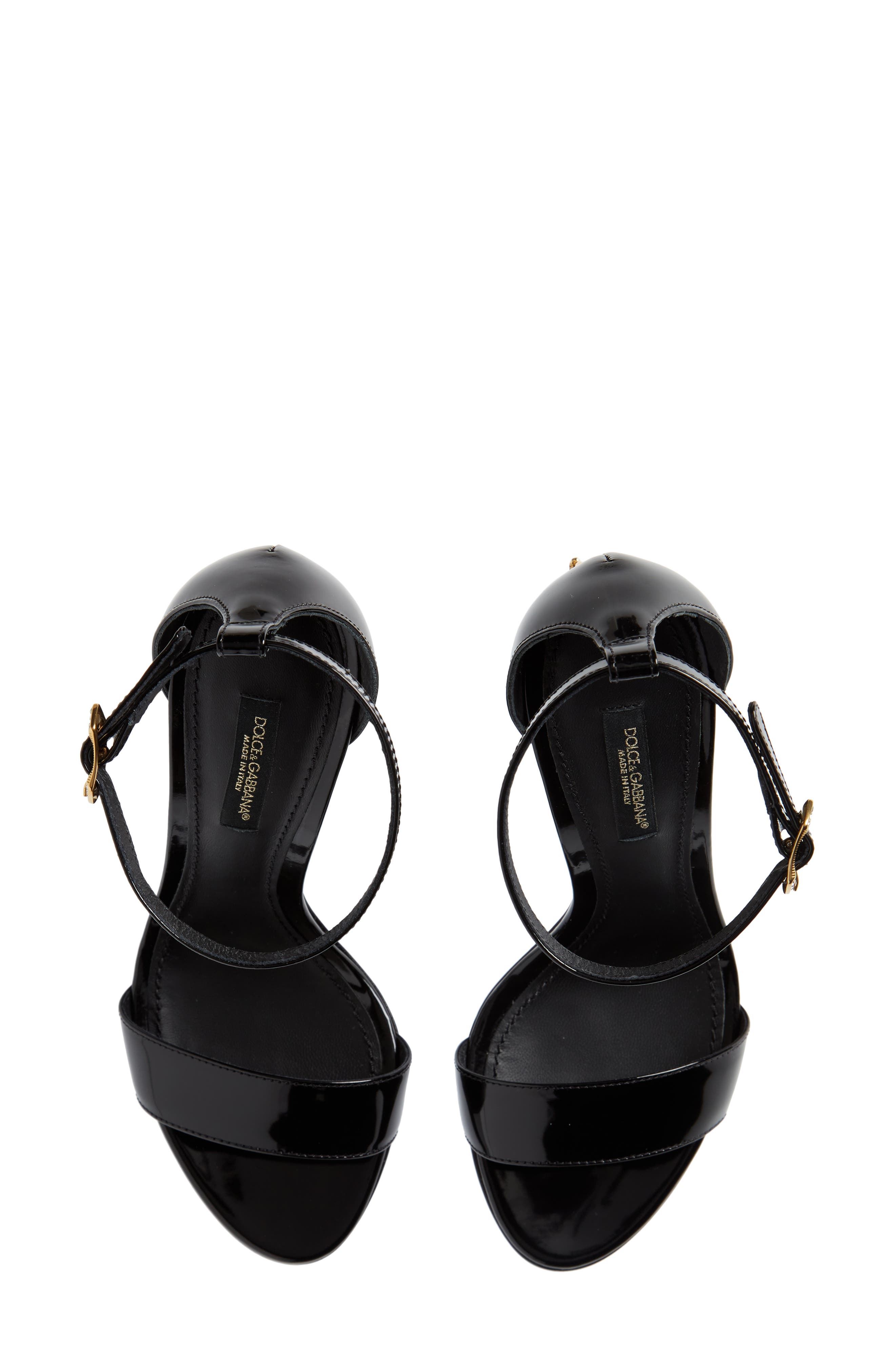 Dolce&Gabbana Keira Baroque DG Heel Sandal, Alternate, color, 