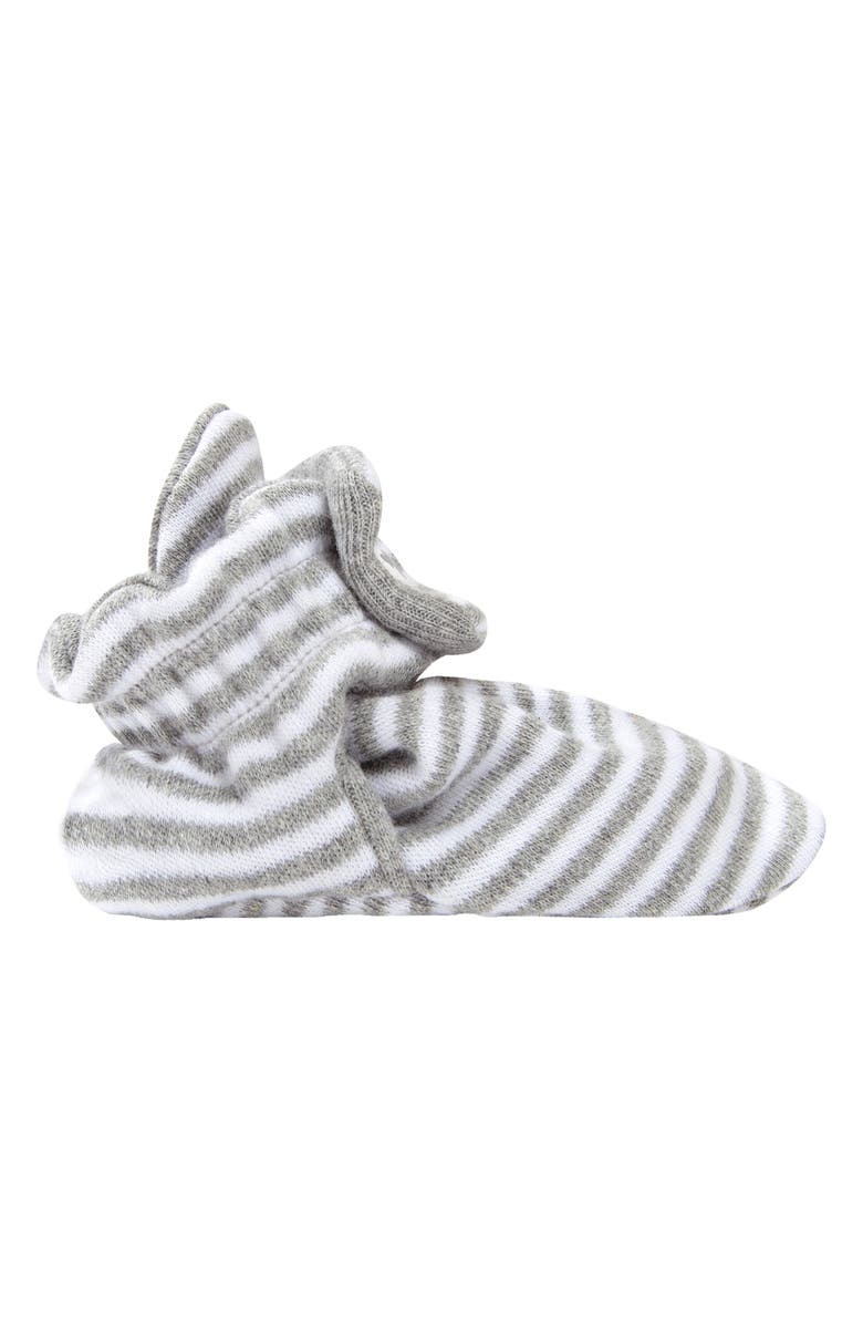 Burt's Bees Classic Stripe Organic Cotton Bootie, Alternate, color, 