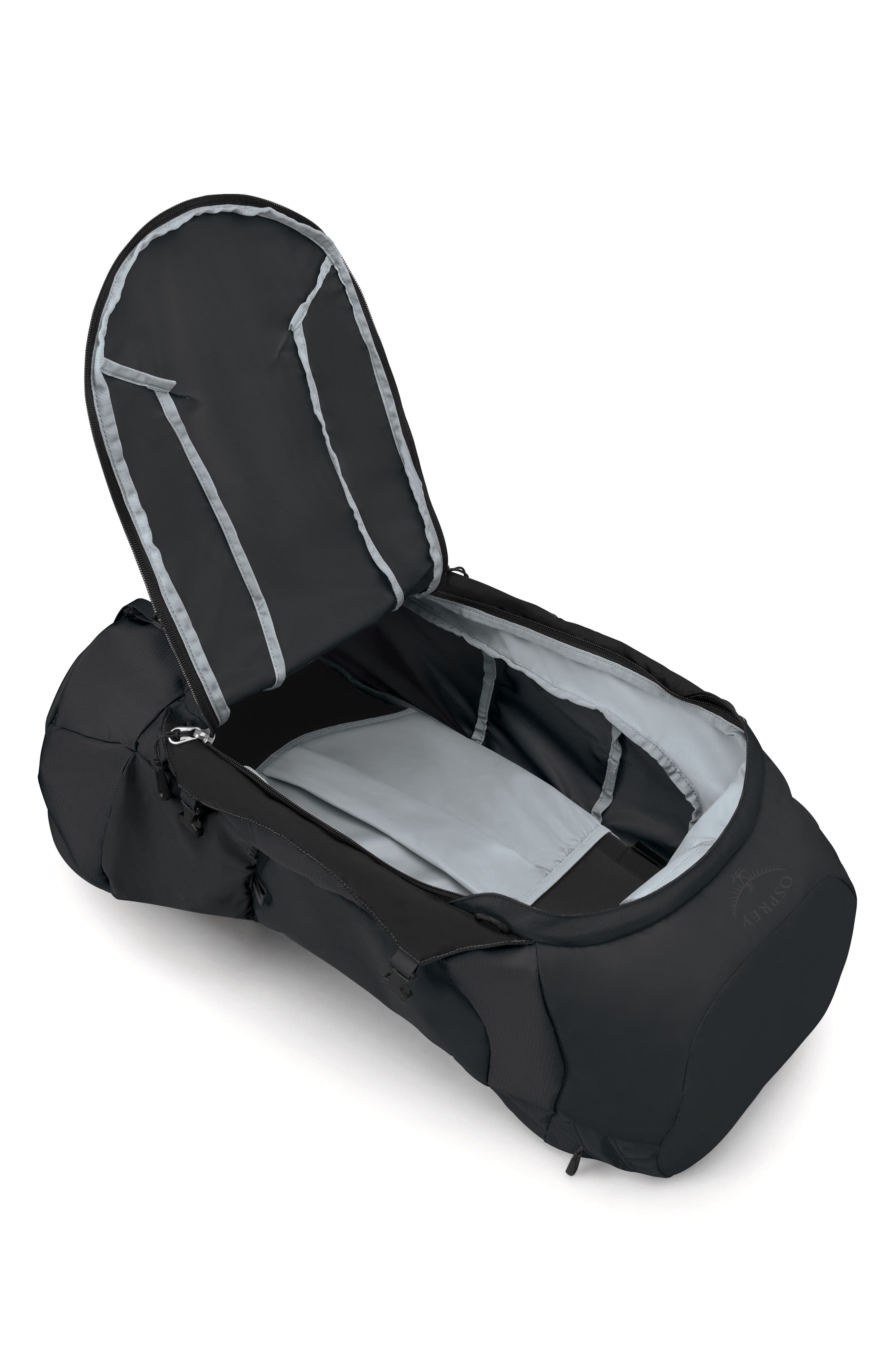 Osprey Farpoint Trek 55-Liter Backpack Luggage, Alternate, color, Black