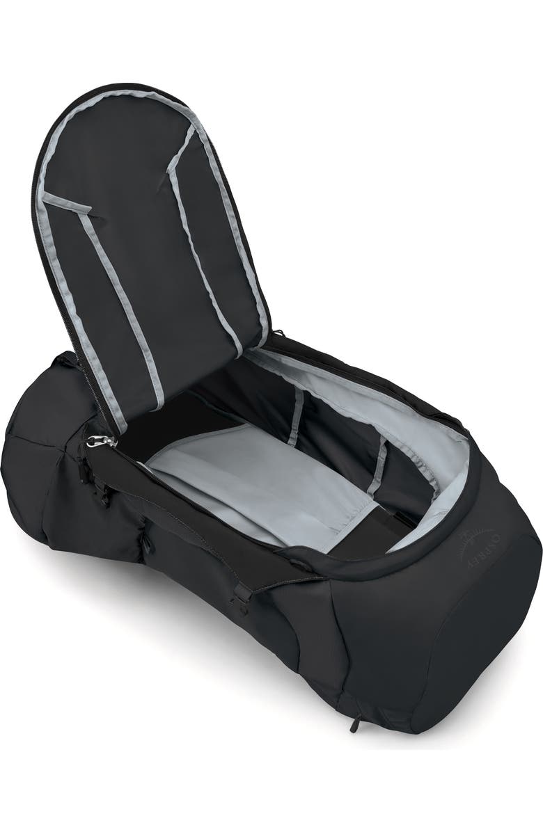 Osprey Farpoint Trek 55-Liter Backpack Luggage, Alternate, color, Black