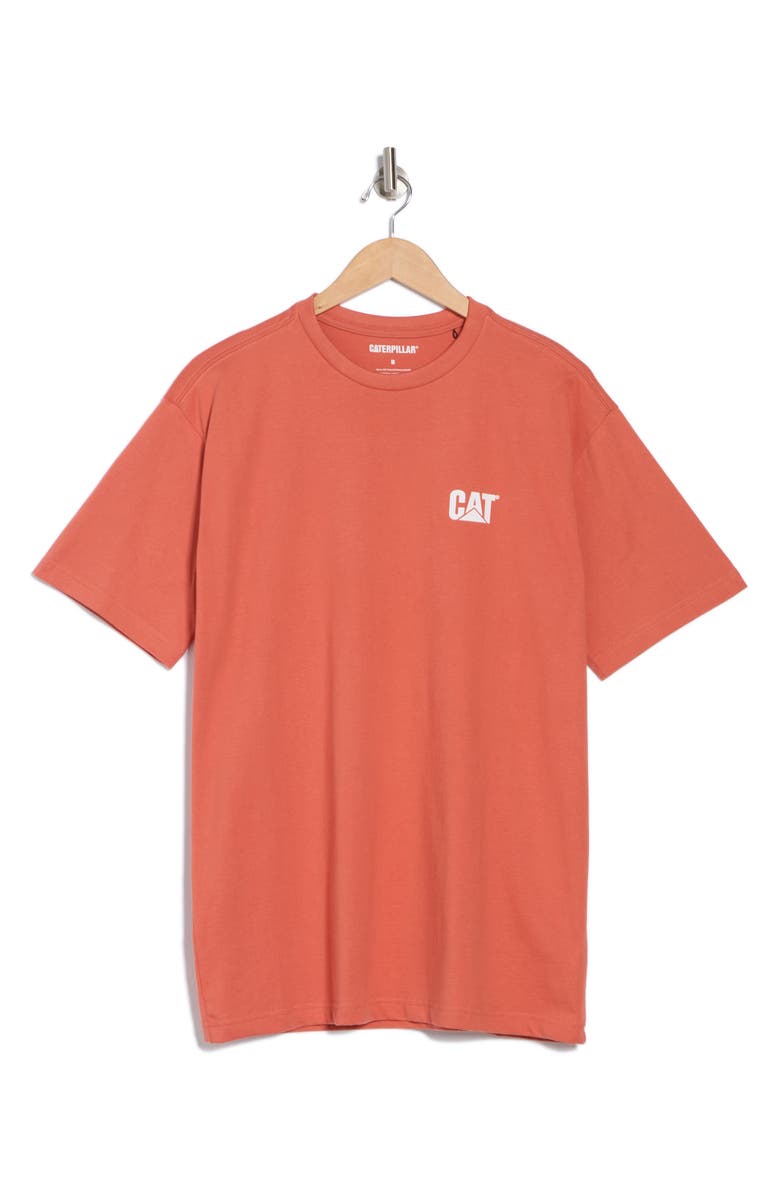 CAT WWR Heavyweight Logo T-Shirt, Alternate, color, Apricot