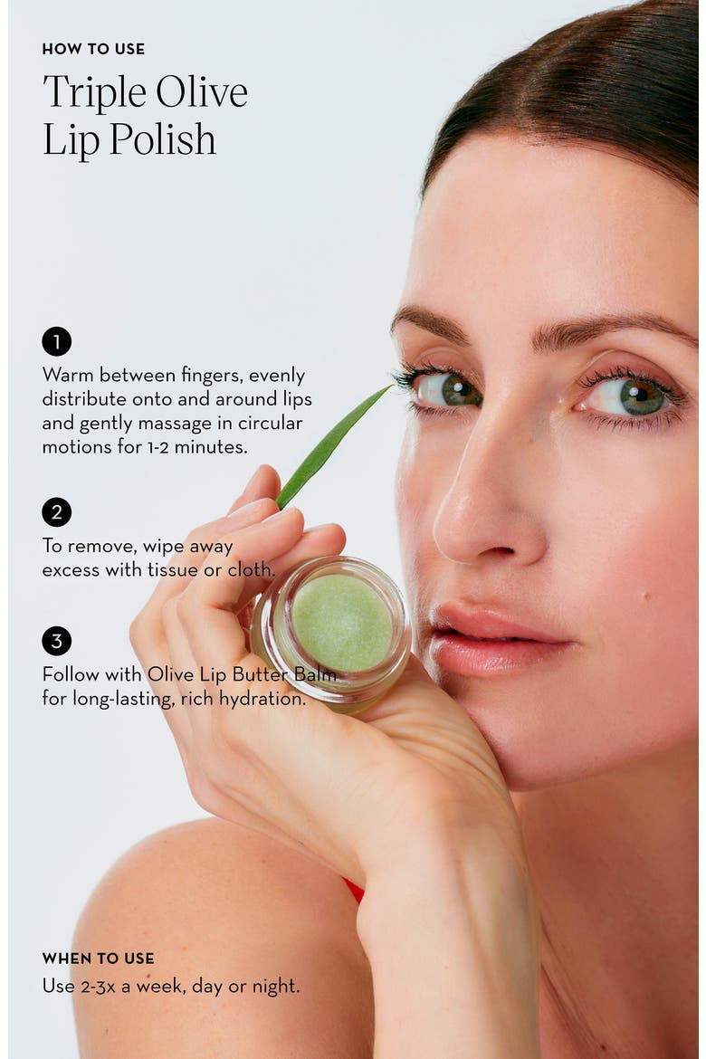 Triple Olive Lip Polish, Alternate, color, NO COLOR