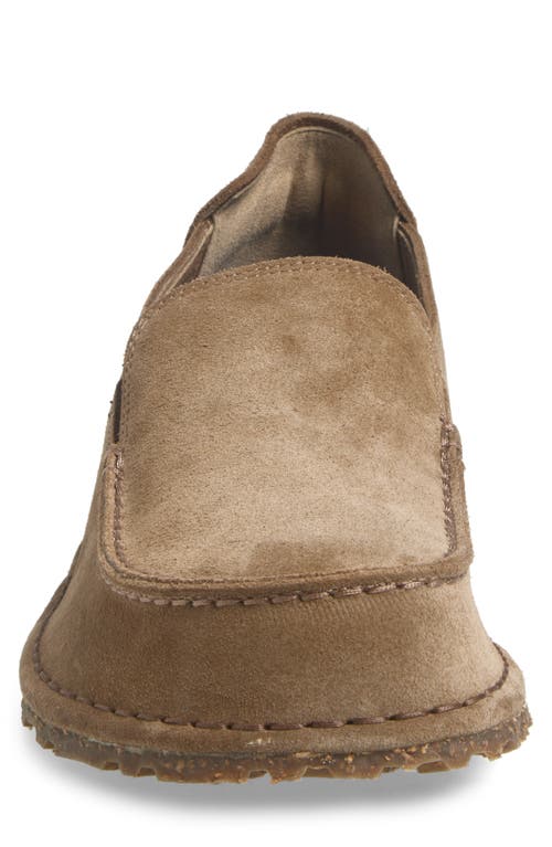 Birkenstock Utti Moc Toe Loafer In Grey Taupe