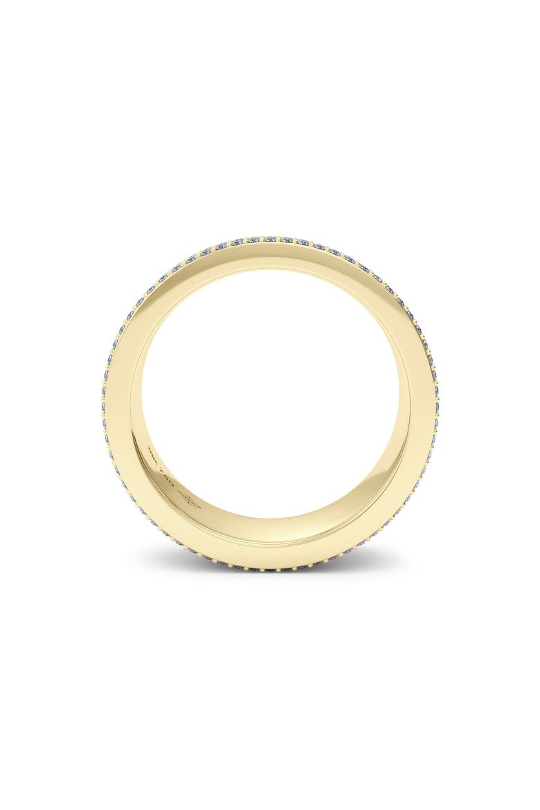 50/50 Fluted Lab Grown Diamond Ring, Alternate, color, YELLOW GOLD