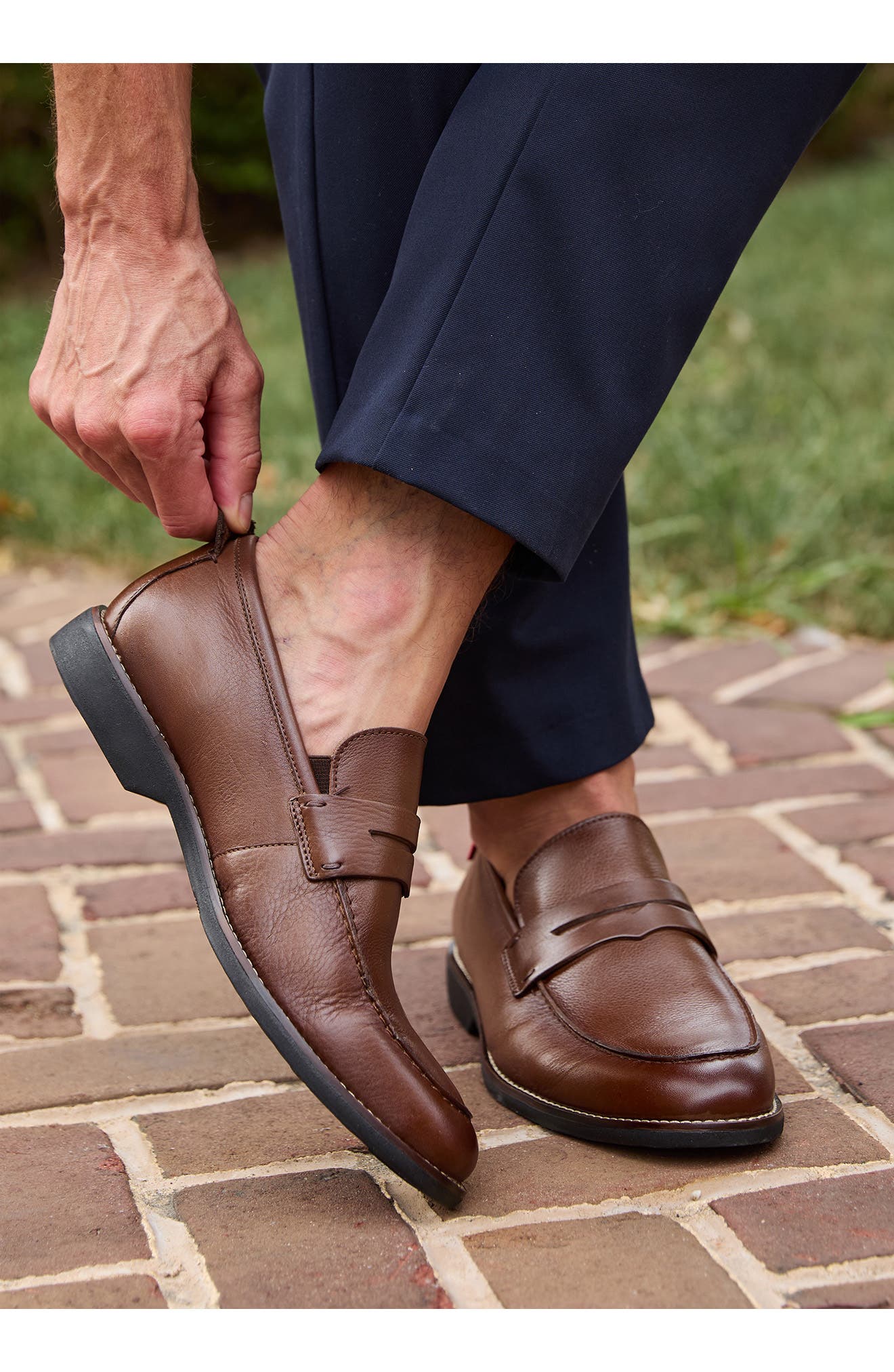 Marc Joseph New York Village Street Penny Loafer, Alternate, color, Black Napa Soft