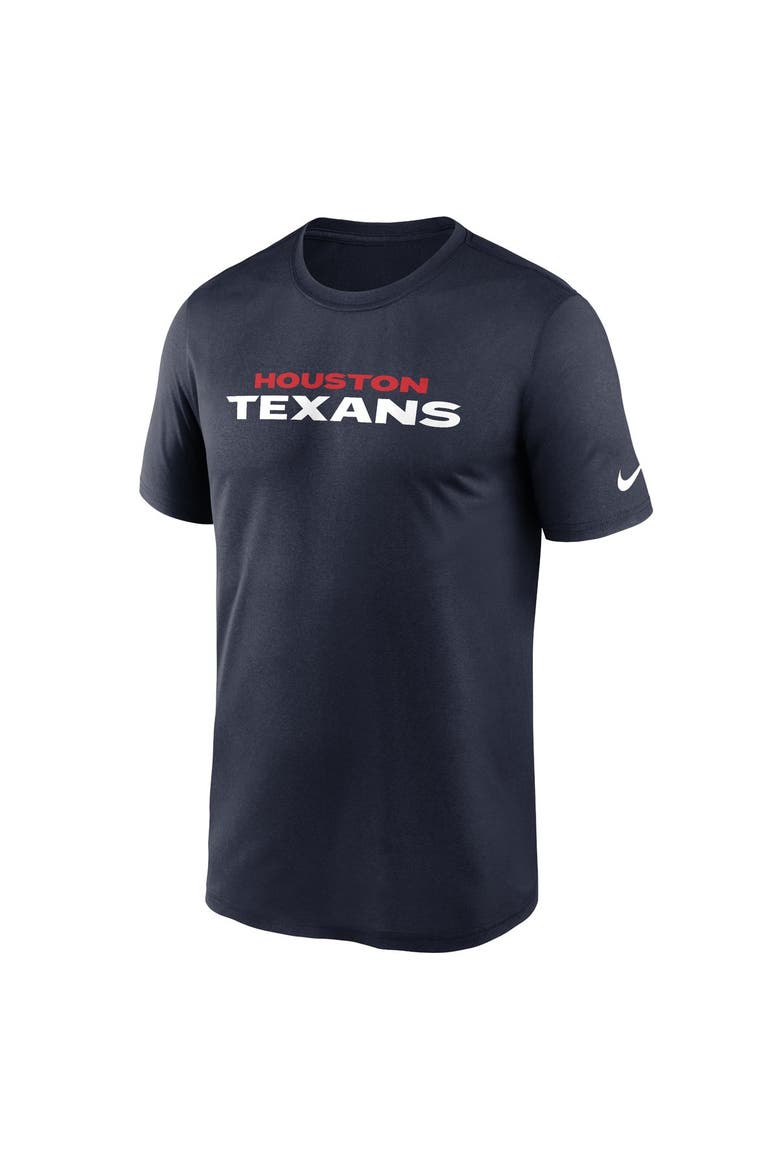 Men's Nike Navy Houston Texans Primetime Legend Wordmark Dri-FIT T-Shirt, Alternate, color, Navy