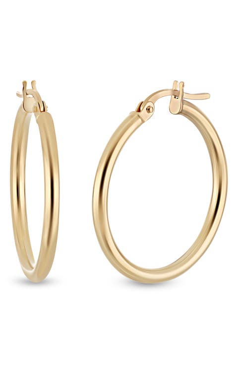14K Gold Hoop Earrings