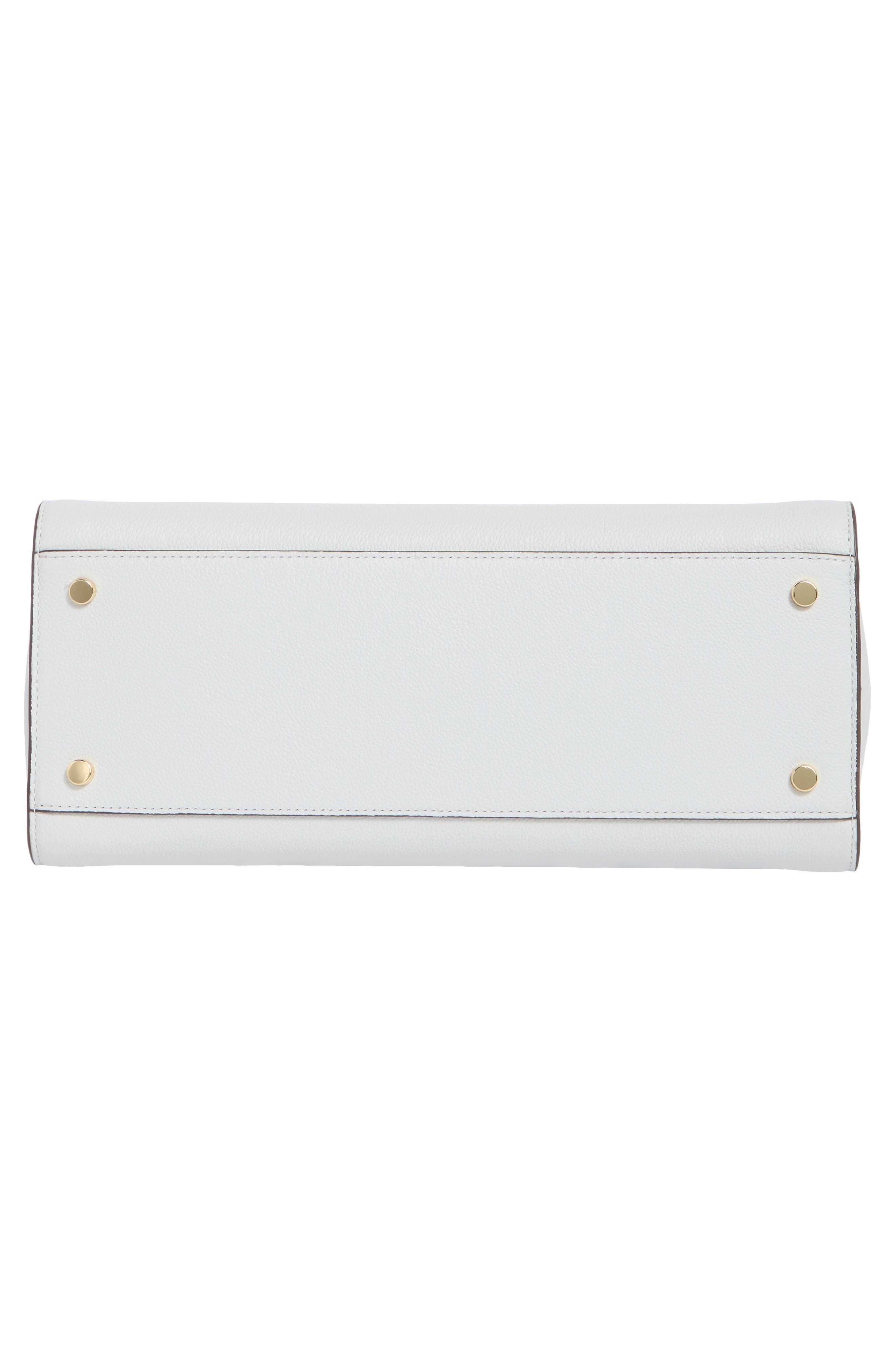 Kate Spade New York medium deco leather satchel, Alternate, color, Stone Path